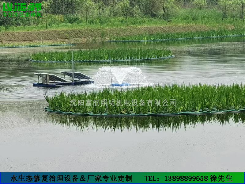 富麗水處理設(shè)備-綠節(jié)-太陽能噴泉式曝氣機(jī) 產(chǎn)品說明